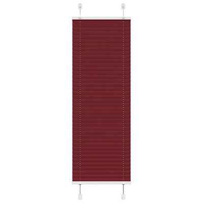 Plisségardin Bordeauxrød 45x100 cm Stofbredde 44,4 cm Polyester