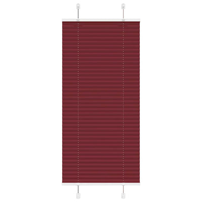 Plisségardin Bordeauxrød 55x100 cm Stofbredde 54,4 cm Polyester