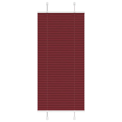 Plisségardin Bordeauxrød 65x100 cm Stofbredde 64,4 cm Polyester