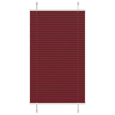 Plisségardin Bordeauxrød 70x100 cm Stofbredde 69,4 cm Polyester