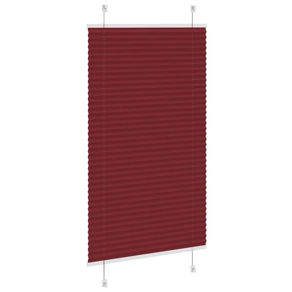 Plisségardin Bordeauxrød 70x100 cm Stofbredde 69,4 cm Polyester