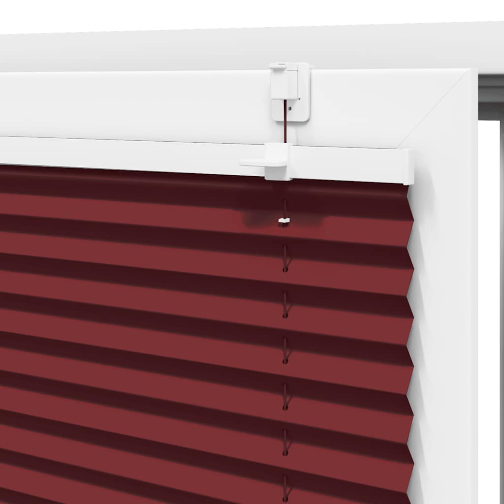 Plisségardin Bordeauxrød 70x100 cm Stofbredde 69,4 cm Polyester