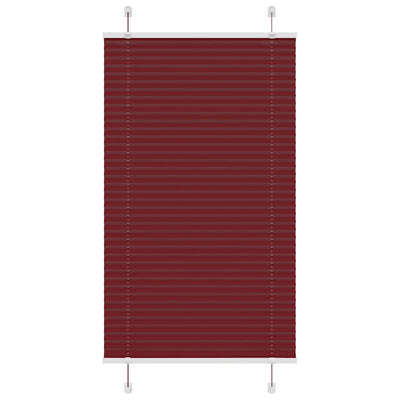 Plisségardin Bordeauxrød 80x100 cm Stofbredde 79,4 cm Polyester