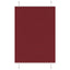 Plisségardin Bordeauxrød 90x100 cm Stofbredde 89,4 cm Polyester