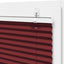 Plisségardin Bordeauxrød 110x100 cm Stofbredde 109,4 cm