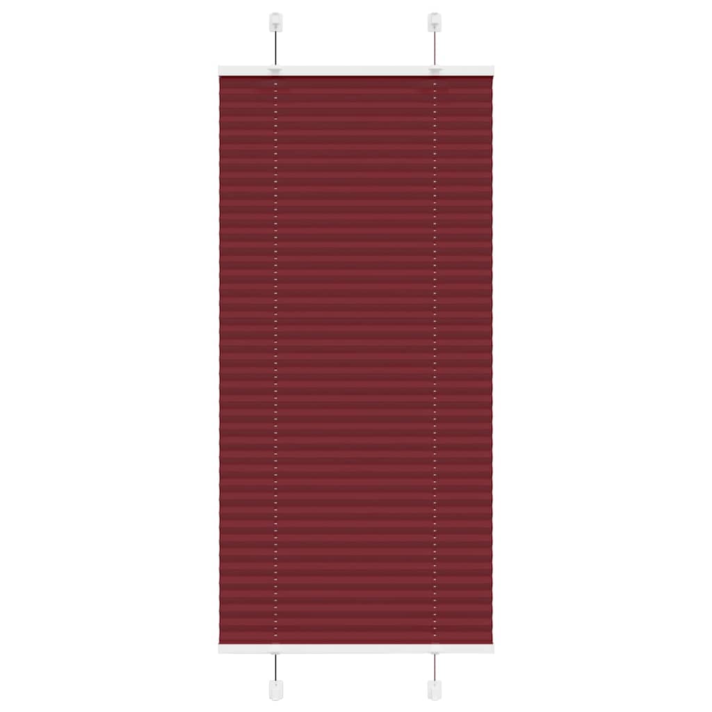 Plisségardin Bordeauxrød 55x150 cm Stofbredde 54,4 cm Polyester