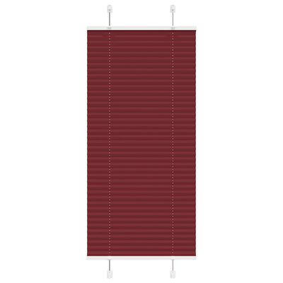 Plisségardin Bordeauxrød 60x150 cm Stofbredde 59,4 cm Polyester
