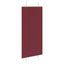 Plisségardin Bordeauxrød 60x150 cm Stofbredde 59,4 cm Polyester