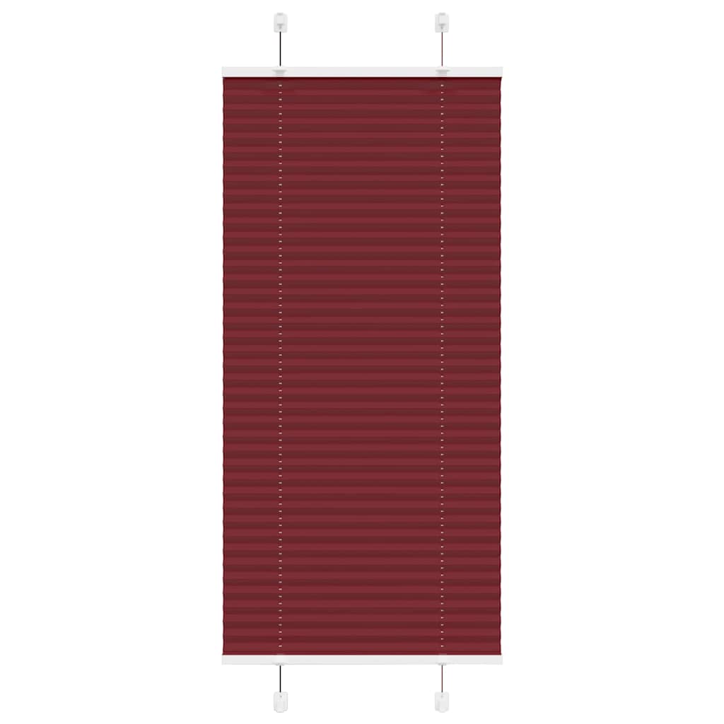 Plisségardin Bordeauxrød 65x150 cm Stofbredde 64,4 cm Polyester