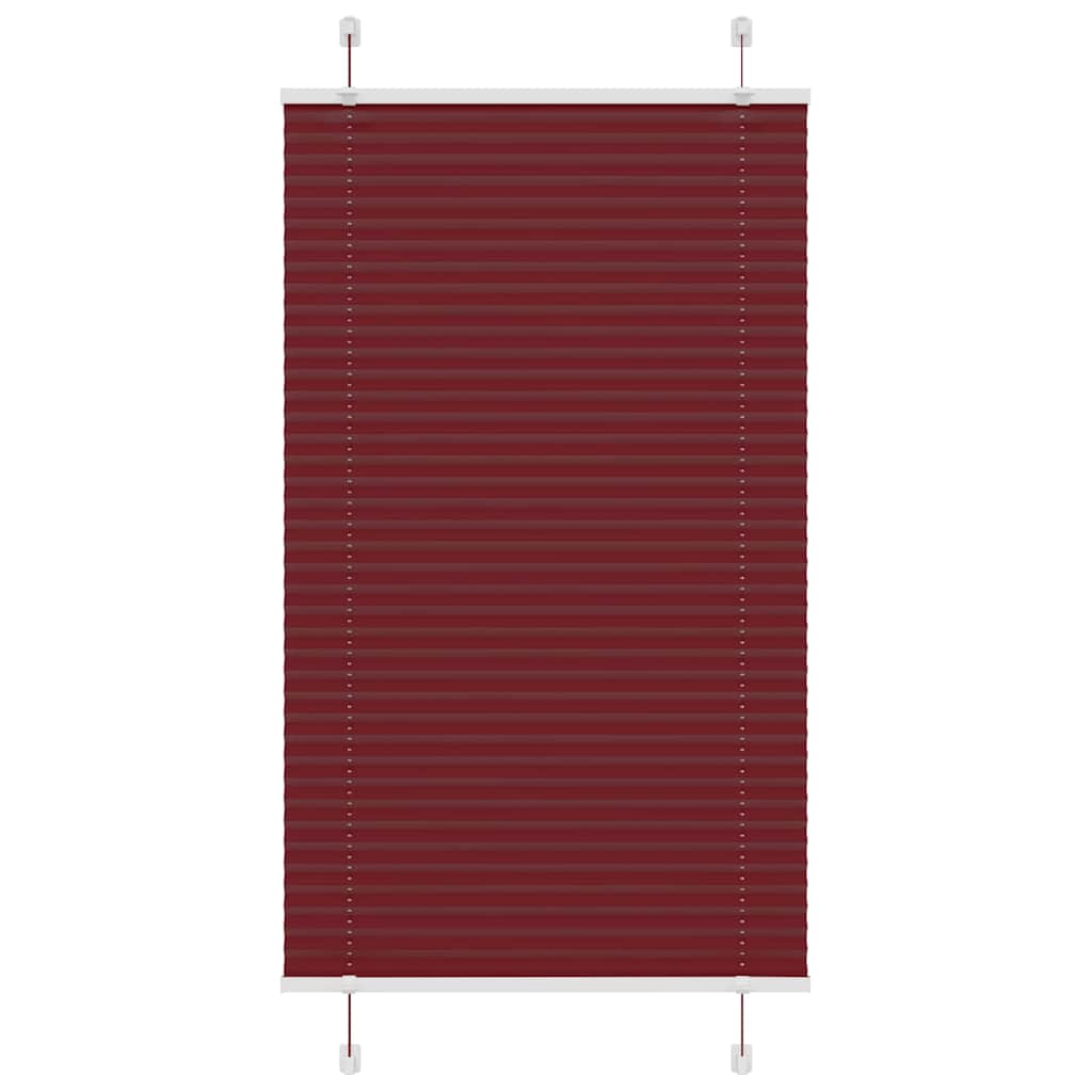 Plisségardin Bordeauxrød 70x150 cm Stofbredde 69,4 cm Polyester