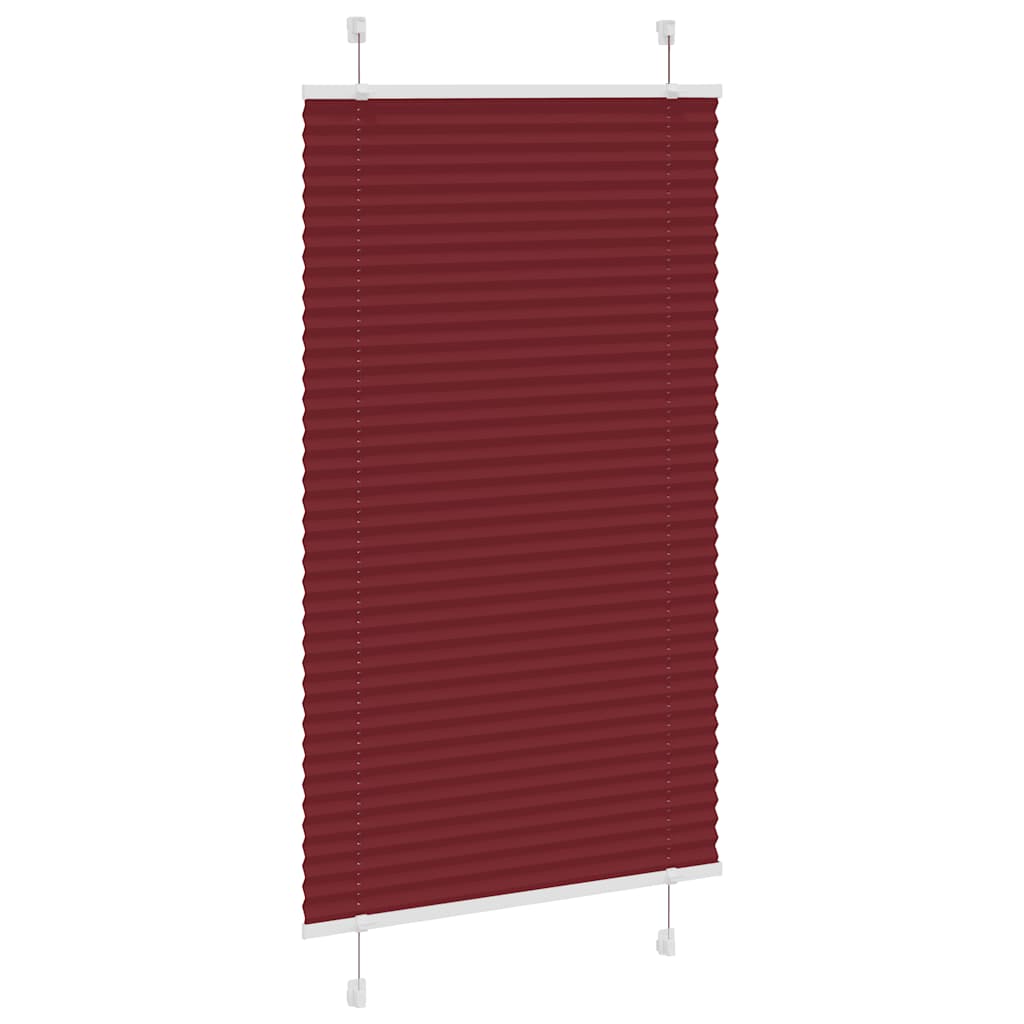 Plisségardin Bordeauxrød 70x150 cm Stofbredde 69,4 cm Polyester