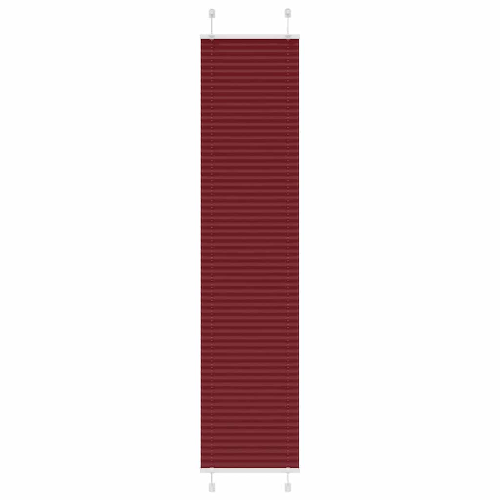 Plisségardin Bordeauxrød 40x200 cm Stofbredde 39,4 cm Polyester