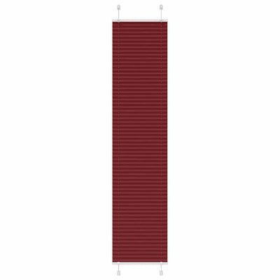 Plisségardin Bordeauxrød 40x200 cm Stofbredde 39,4 cm Polyester