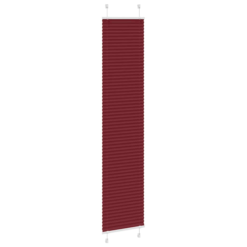 Plisségardin Bordeauxrød 50x200 cm Stofbredde 49,4 cm Polyester