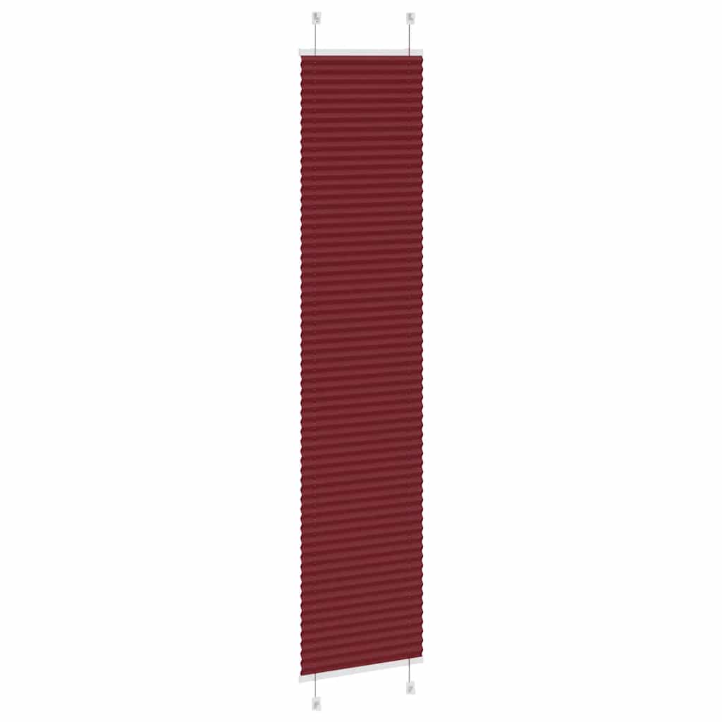 Plisségardin Bordeauxrød 50x200 cm Stofbredde 49,4 cm Polyester