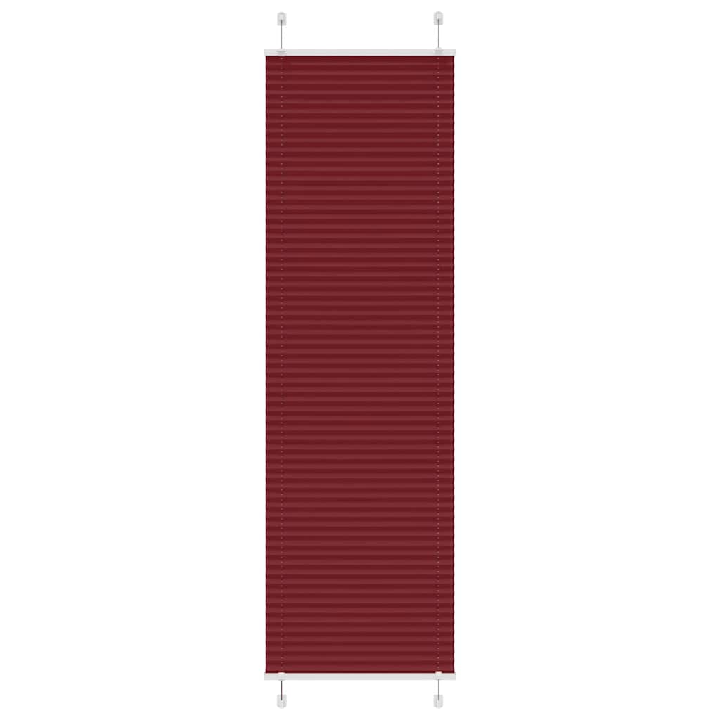 Plisségardin Bordeauxrød 55x200 cm Stofbredde 54,4 cm Polyester