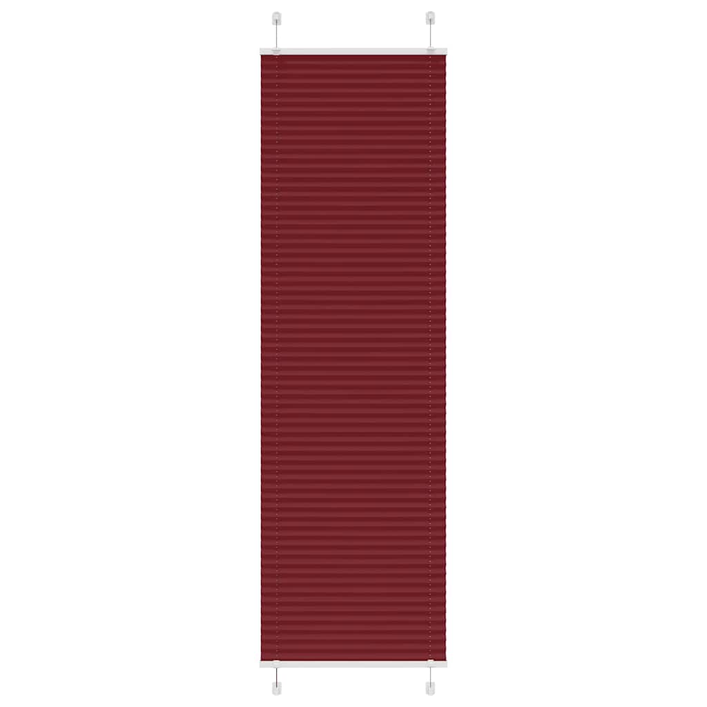 Plisségardin Bordeauxrød 60x200 cm Stofbredde 59,4 cm Polyester