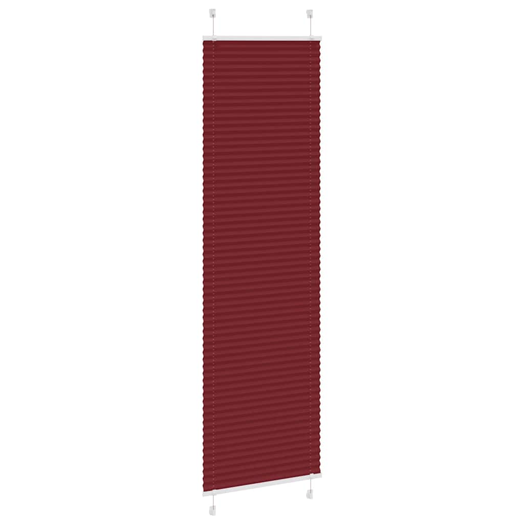 Plisségardin Bordeauxrød 60x200 cm Stofbredde 59,4 cm Polyester