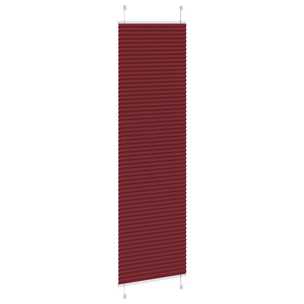 Plisségardin Bordeauxrød 60x200 cm Stofbredde 59,4 cm Polyester