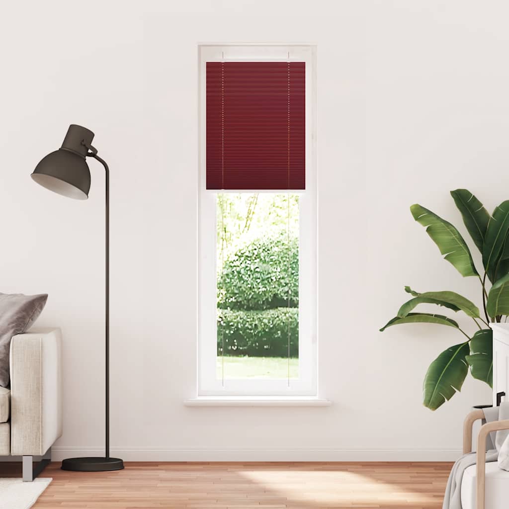 Plisségardin Bordeauxrød 65x200 cm Stofbredde 64,4 cm Polyester