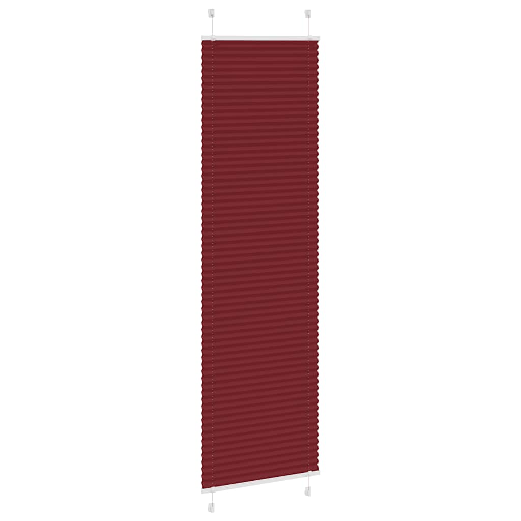 Plisségardin Bordeauxrød 65x200 cm Stofbredde 64,4 cm Polyester