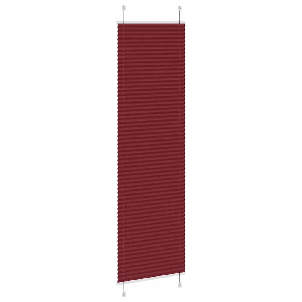 Plisségardin Bordeauxrød 65x200 cm Stofbredde 64,4 cm Polyester