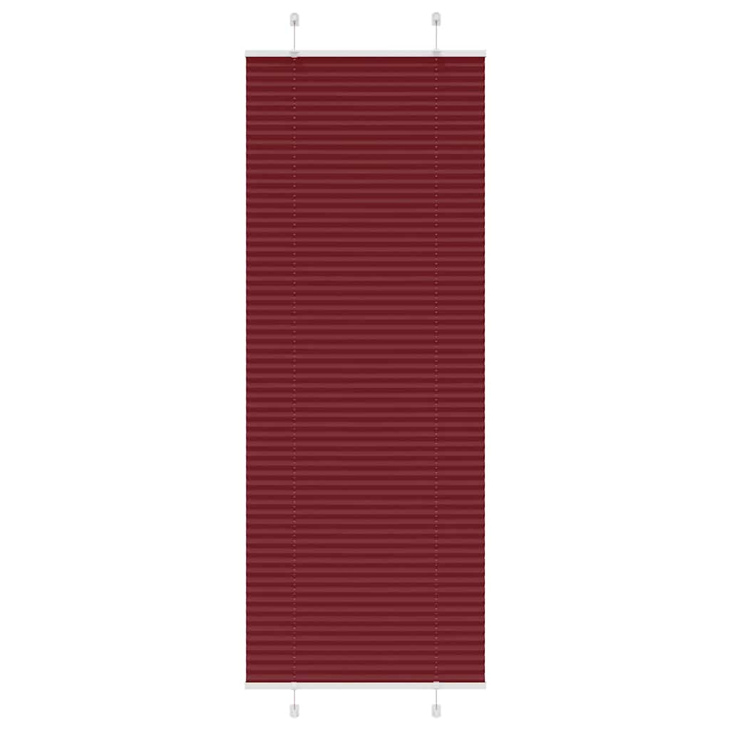 Plisségardin Bordeauxrød 70x200 cm Stofbredde 69,4 cm Polyester