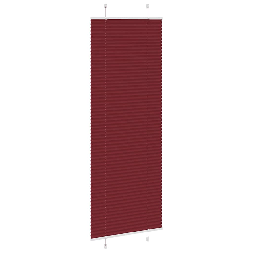 Plisségardin Bordeauxrød 70x200 cm Stofbredde 69,4 cm Polyester