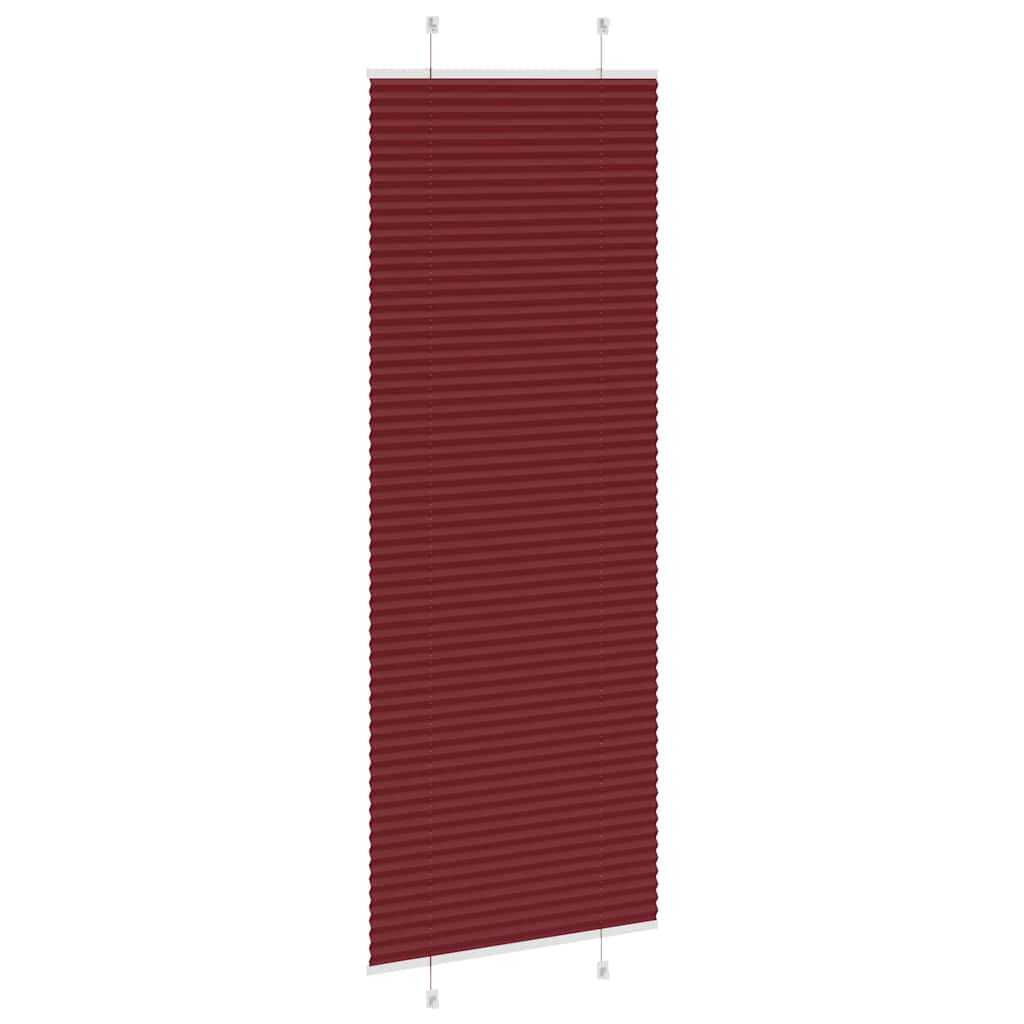 Plisségardin Bordeauxrød 70x200 cm Stofbredde 69,4 cm Polyester