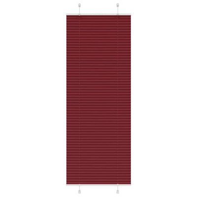Plisségardin Bordeauxrød 75x200 cm Stofbredde 74,4 cm Polyester