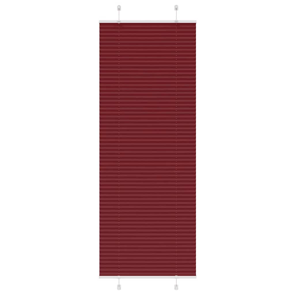 Plisségardin Bordeauxrød 80x200 cm Stofbredde 79,4 cm Polyester