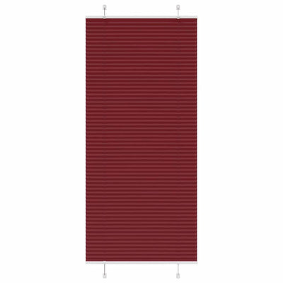 Plisségardin Bordeauxrød 85x200 cm Stofbredde 84,4 cm Polyester