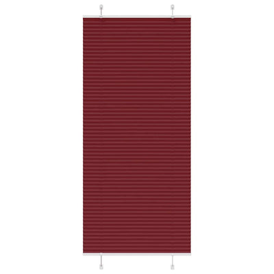 Plisségardin Bordeauxrød 90x200 cm Stofbredde 89,4 cm Polyester