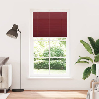 Plisségardin Bordeauxrød 110x200 cm Stofbredde 109,4 cm
