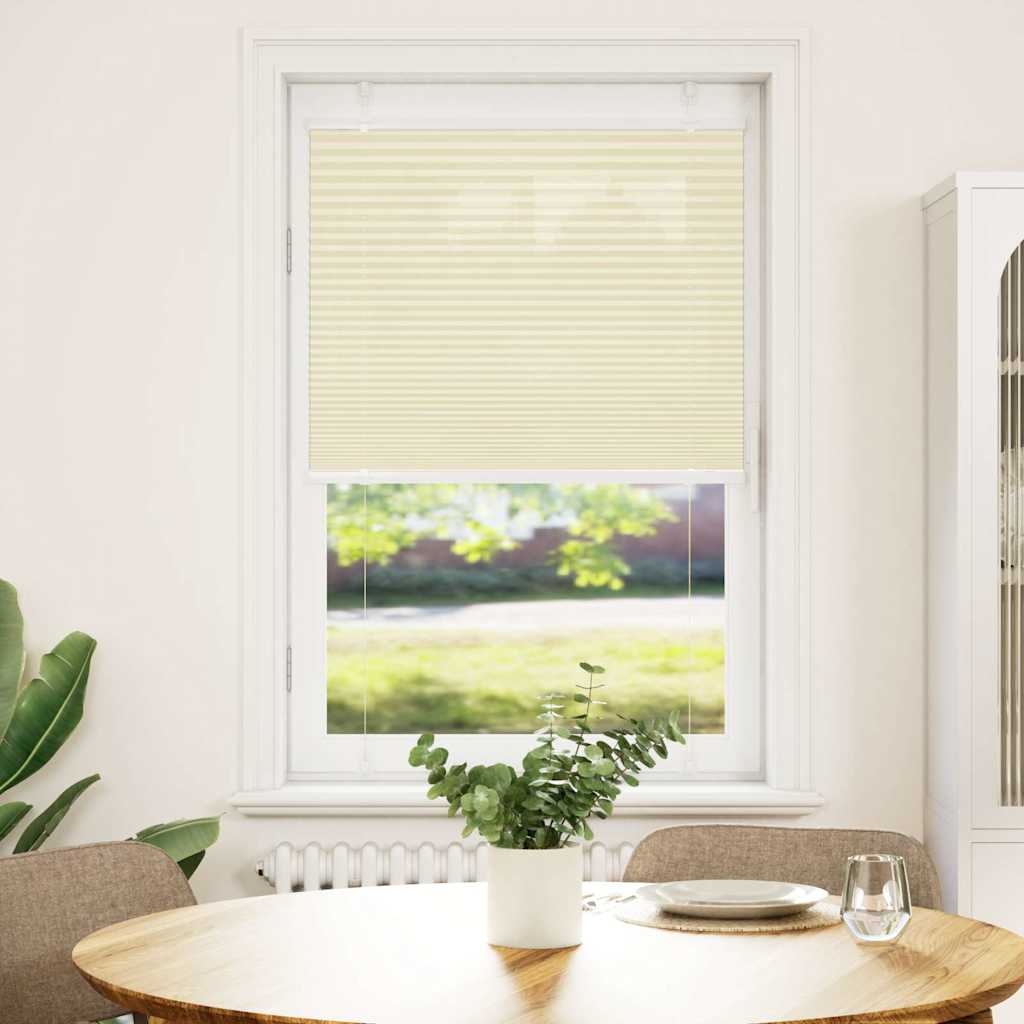Plisségardin fløde 80x100 cm Stofbredde 79,4 cm Polyester