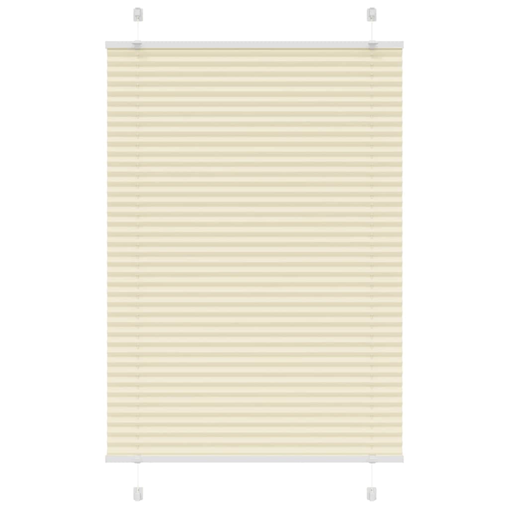 Plisségardin fløde 95x100 cm Stofbredde 94,4 cm Polyester