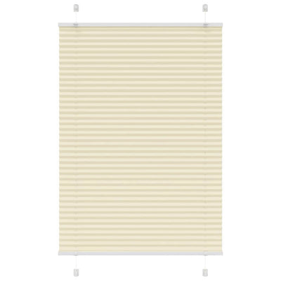 Plisségardin fløde 100x100 cm Stofbredde 99,4 cm Polyester