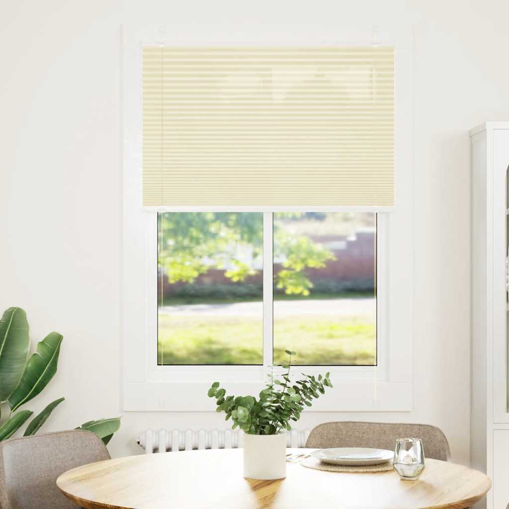 Plisségardin fløde 100x100 cm Stofbredde 99,4 cm Polyester