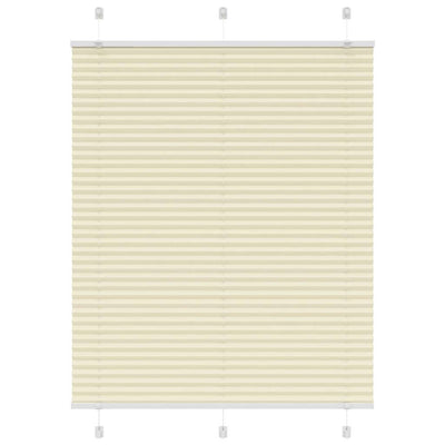Plisségardin fløde 105x100 cm Stofbredde 104,4 cm Polyester