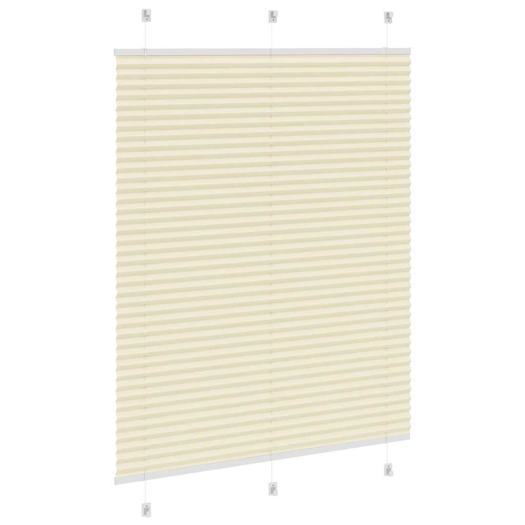 Plisségardin fløde 105x100 cm Stofbredde 104,4 cm Polyester