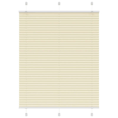 Plisségardin fløde 110x100 cm Stofbredde 109,4 cm Polyester