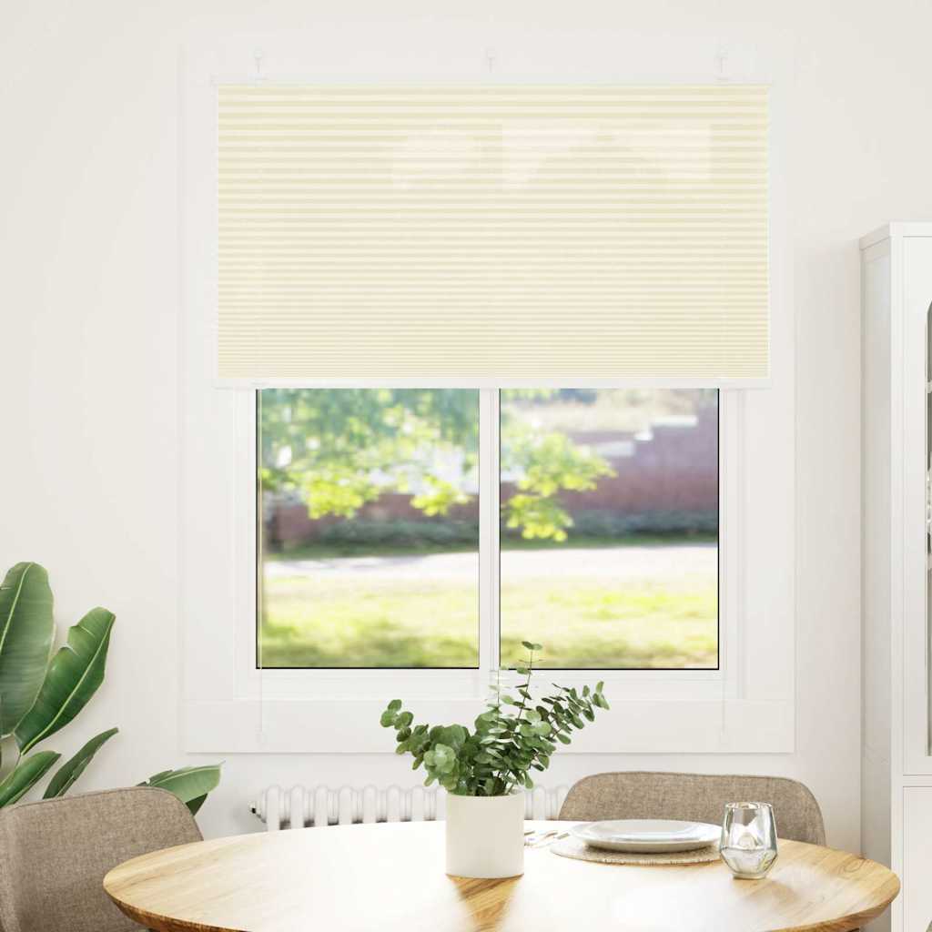 Plisségardin fløde 110x100 cm Stofbredde 109,4 cm Polyester