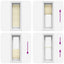 Plisségardin fløde 45x150 cm Stofbredde 44,4 cm Polyester