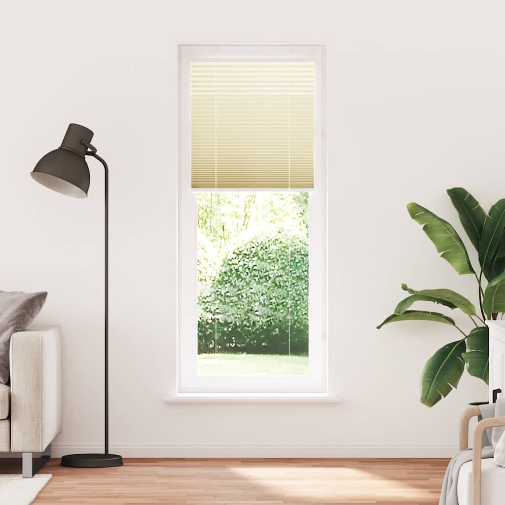 Plisségardin fløde 75x200 cm Stofbredde 74,4 cm Polyester