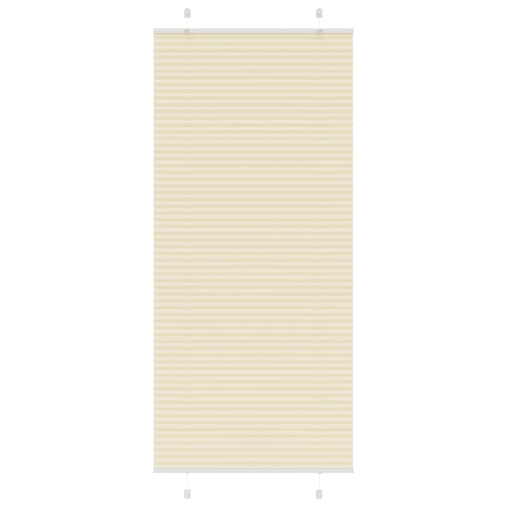 Plisségardin fløde 85x200 cm Stofbredde 84,4 cm Polyester