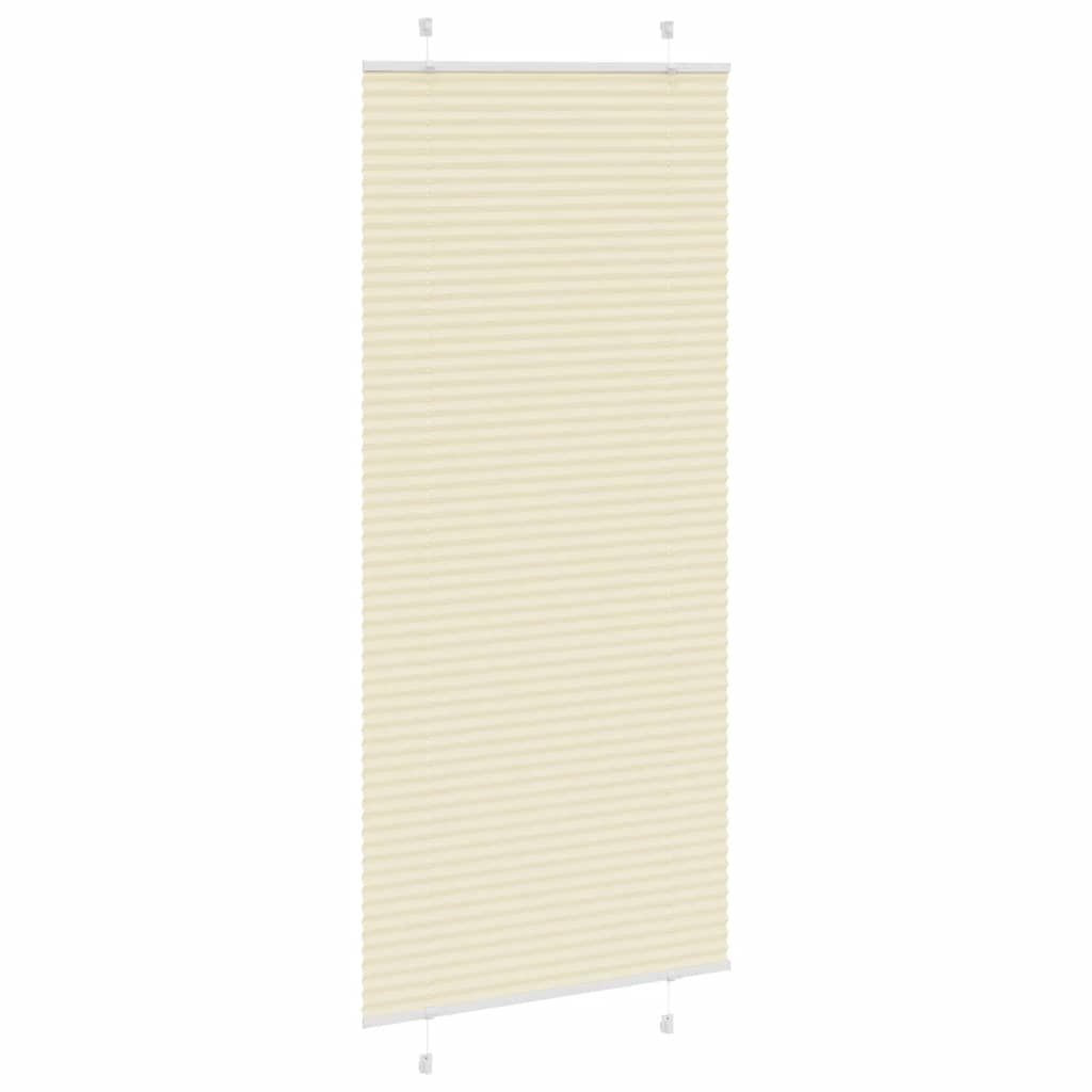 Plisségardin fløde 95x200 cm Stofbredde 94,4 cm Polyester