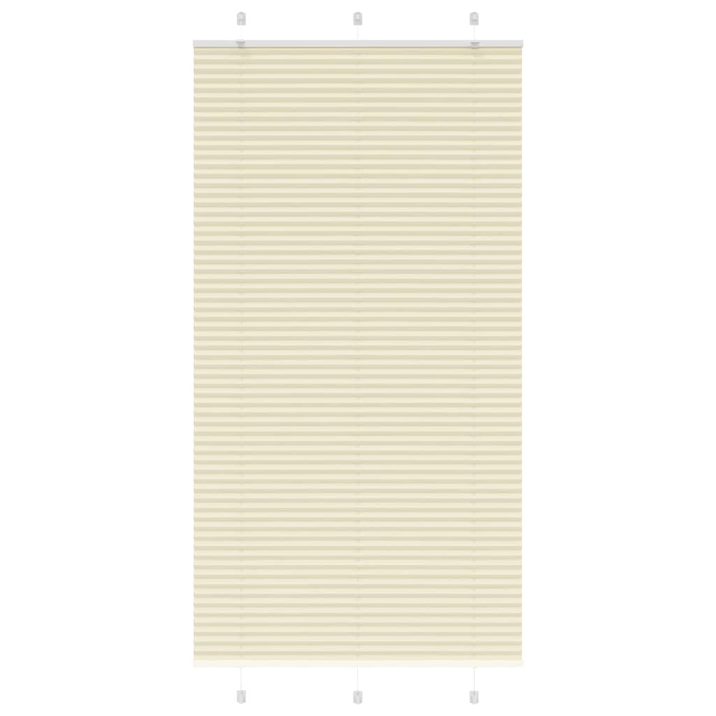 Plisségardin fløde 105x200 cm Stofbredde 104,4 cm Polyester