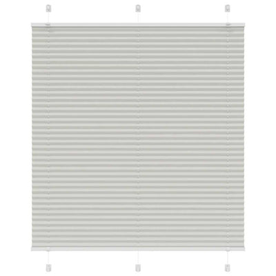Plisségardin Lysegrå 115x100 cm Stofbredde 114,4 cm Polyester