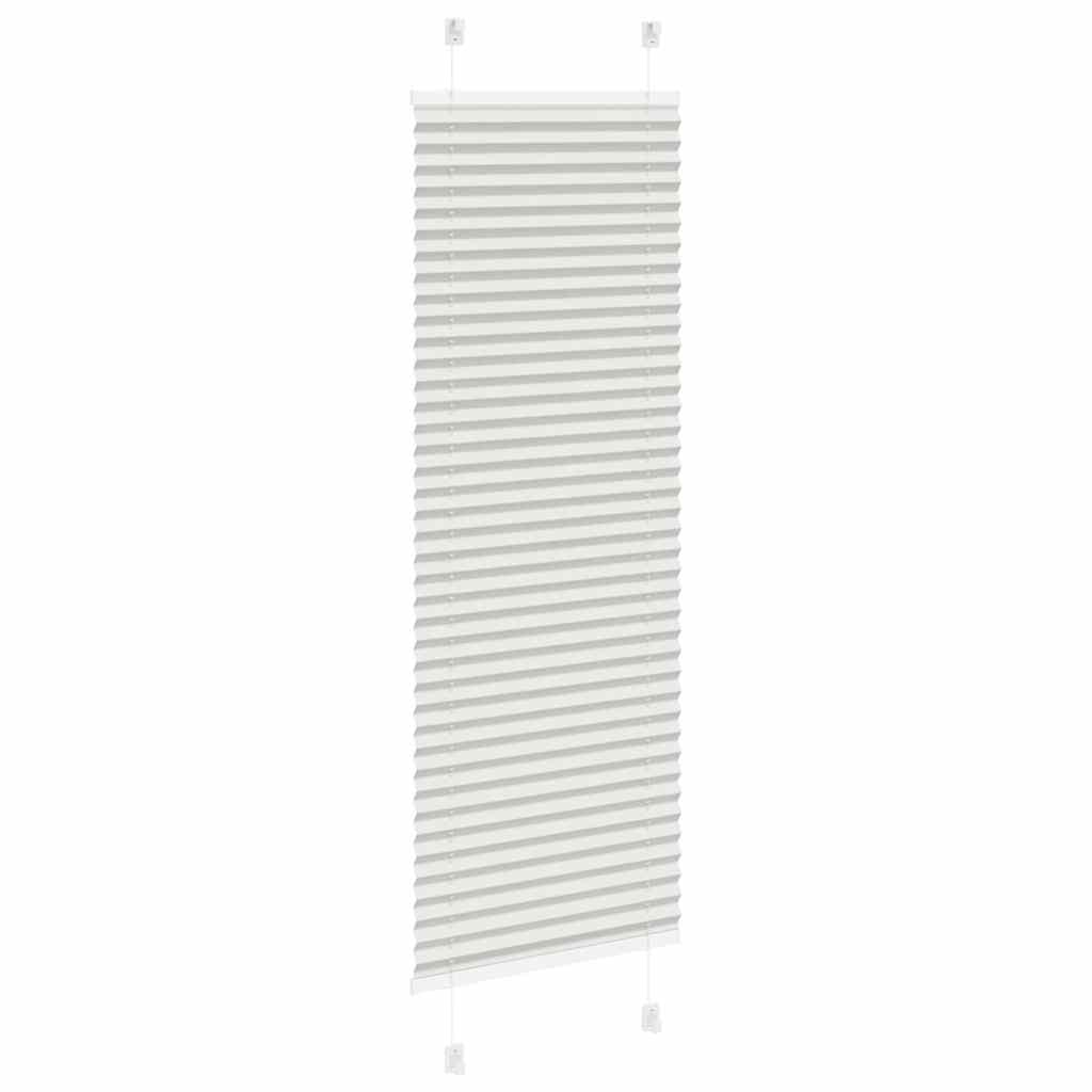 Plisségardin Lysegrå 40x150 cm Stofbredde 39,4 cm Polyester
