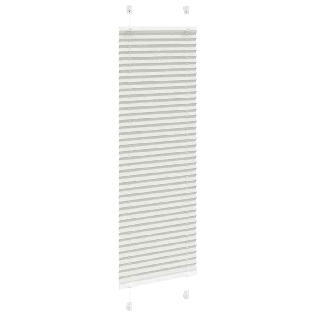Plisségardin Lysegrå 50x150 cm Stofbredde 49,4 cm Polyester